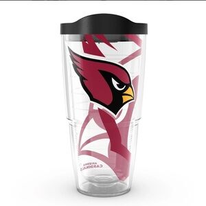 NWT Arizona Cardinals Insulated 24oz Tumbler